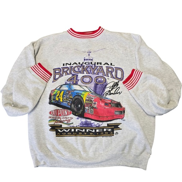 Nascar Other - Vintage 1994 Jeff Gordon Brickyard 400 Winner Crewneck Sweatshirt XXL USA